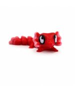 Zookies Cute Axolotl: red axolotl figure with pink gill details
