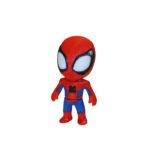 Zookies Mini Spider Hero Figure wearing a red mask and a red and blue suit