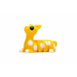 Zookies Cute Flexi Deer: yellow deer figure with white spots and a segmented body