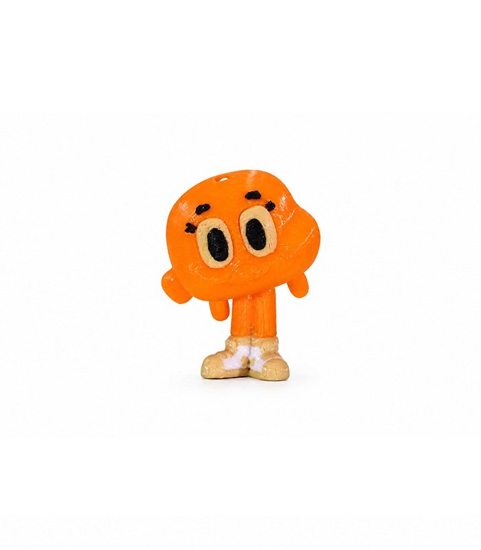 15 Zookies Cute Orange Cartoon: orange character with large eyes and white shoes