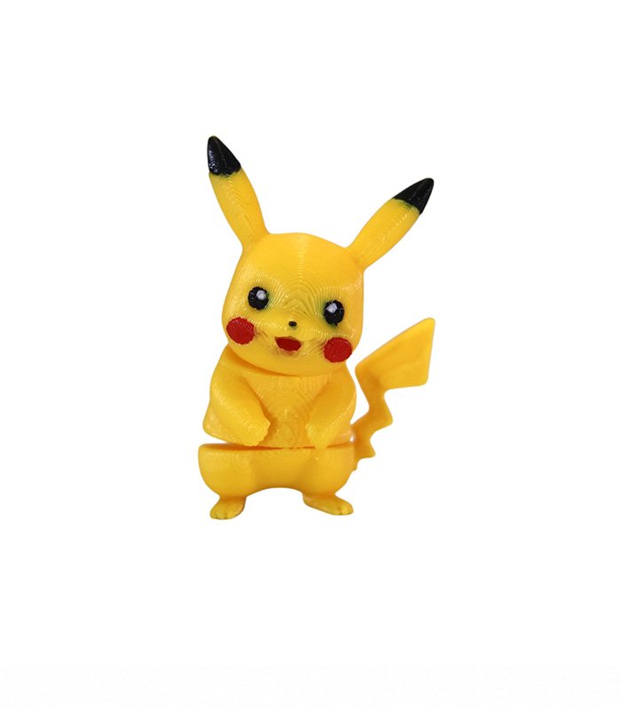 18 Zookies Pocket Monster: yellow character figure with pointed ears and red cheeks