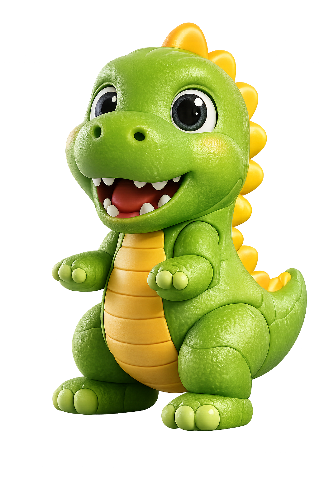 Zookies green dinosaur toy