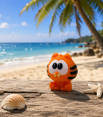 Zookies Mini Orange Cartoon Cat 3D printed collectible