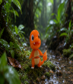 Zookies Articulated Fire Lizard 3D printed collectible
