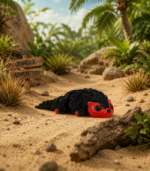 Zookies Flexi Armadillo 3D printed collectible