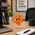Zookies Cute Orange Cartoon 3D printed collectible