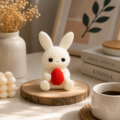 Zookies Bunny with Heart 3D printed rabbit collectible
