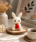 Zookies Bunny with Heart 3D printed rabbit collectible